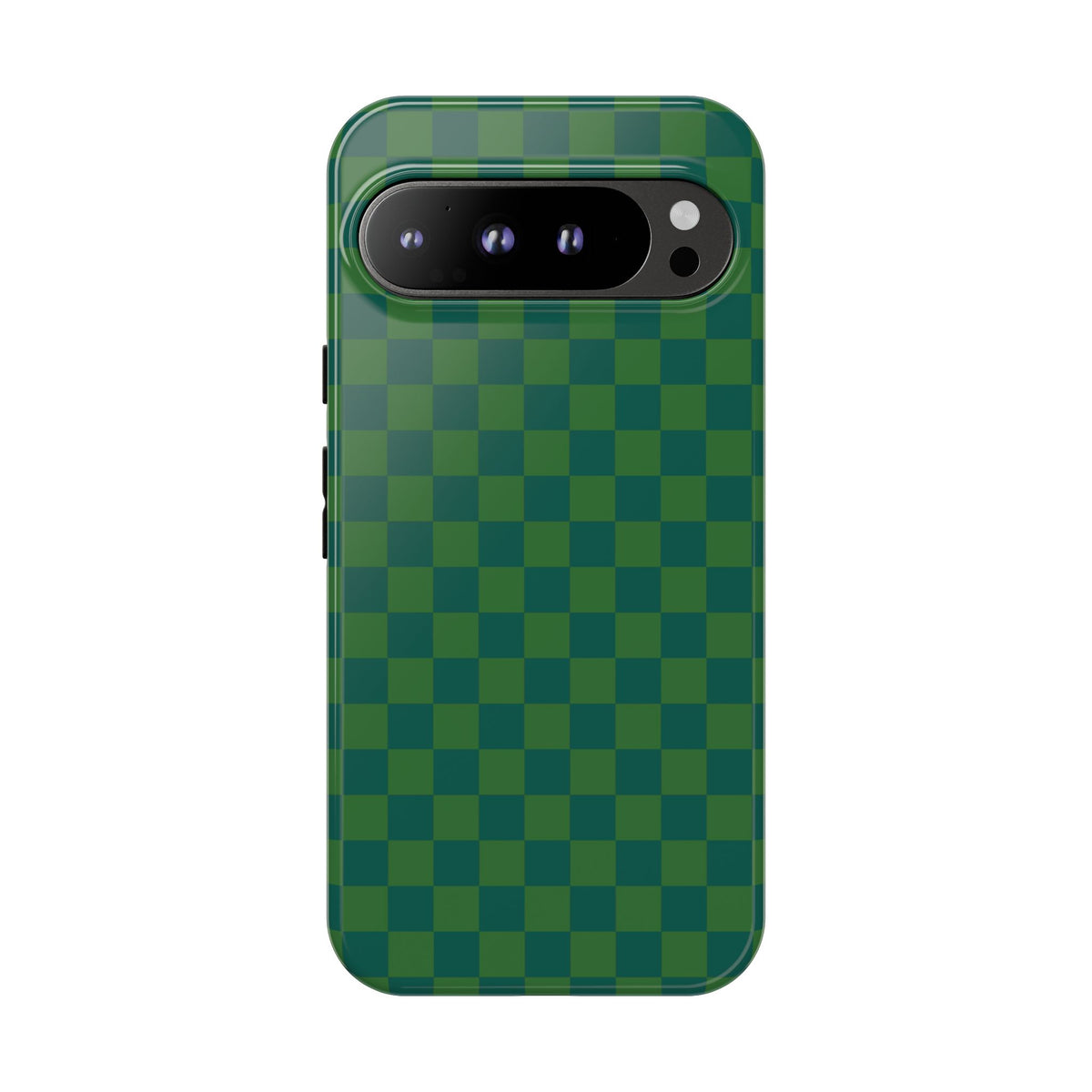 Bold Green Small Checked Pattern Phone Case - Green Phone Case - Google Pixel 9 Pro XL / Glossy