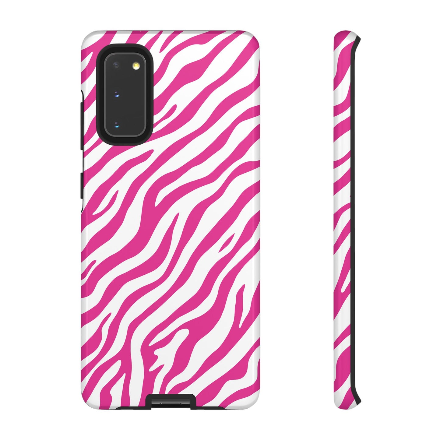 Stylish Hot Pink Zebra Print Phone Case