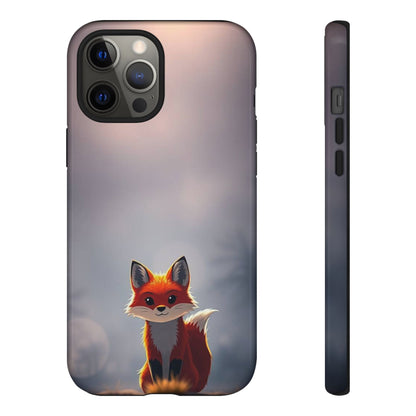 Cute Gothic Fox Design Phone Case - Multicolor Phone Case - iPhone 12 Pro Max / Glossy