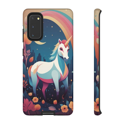 Stylised Unicorn & Rainbow Design Phone Case - Multicolor Phone Case - Samsung Galaxy S20 / Glossy