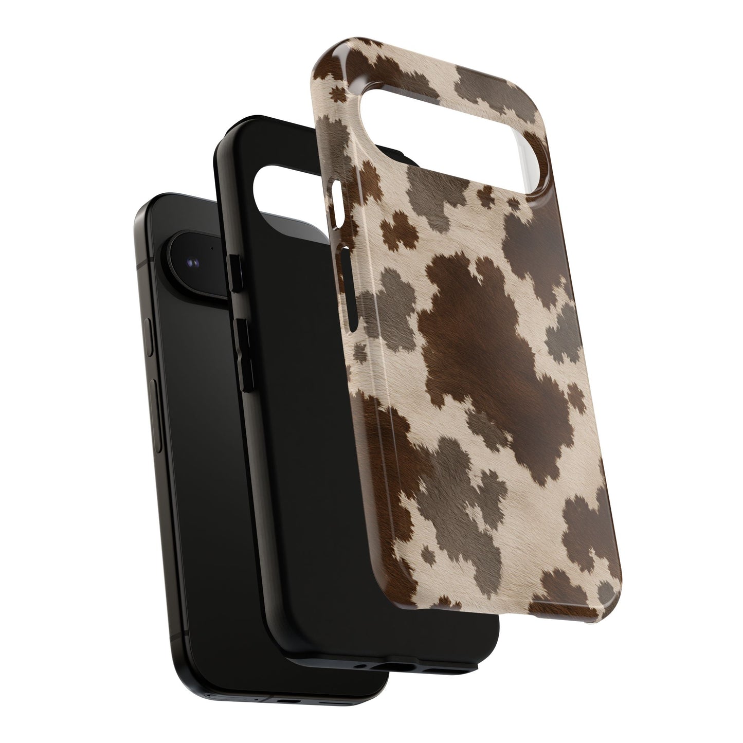 Stylish Mocha Cow Print Phone Case