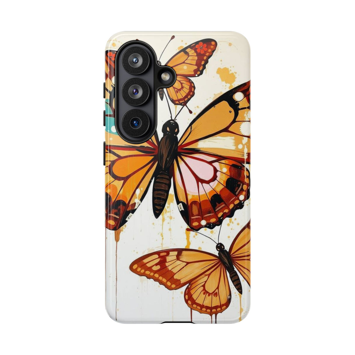 Abstract Butterflies Design Phone Case - Multicolor Phone Case - Samsung Galaxy S26 / Glossy