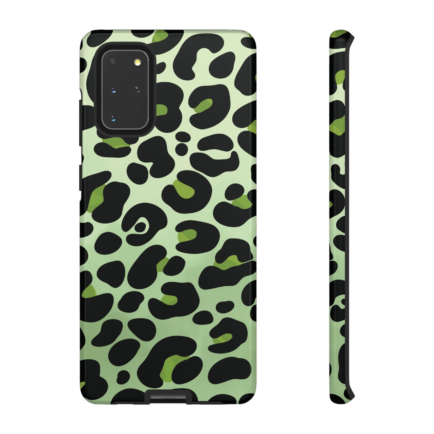 Chic Sage Leopard Print Phone Case