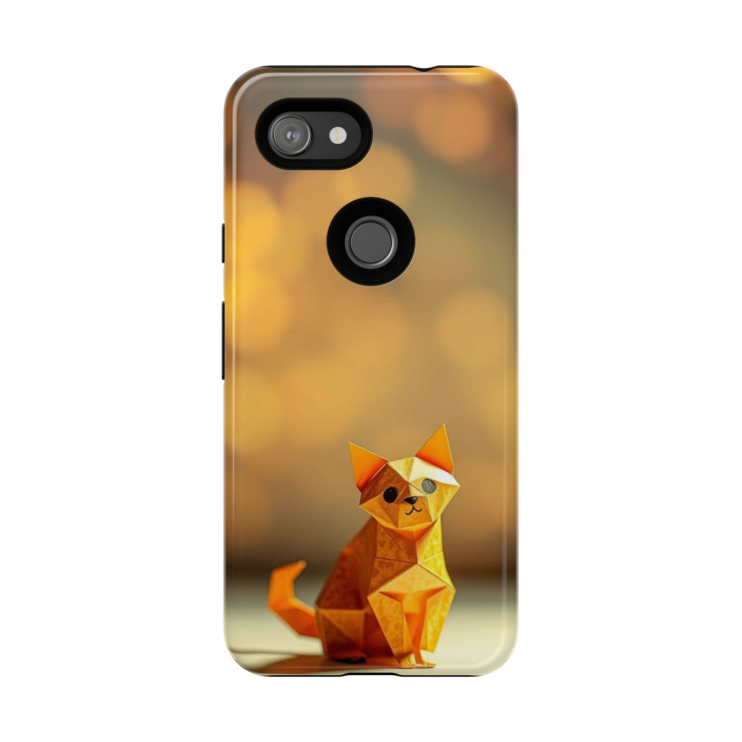 Origami Cat Design Phone Case