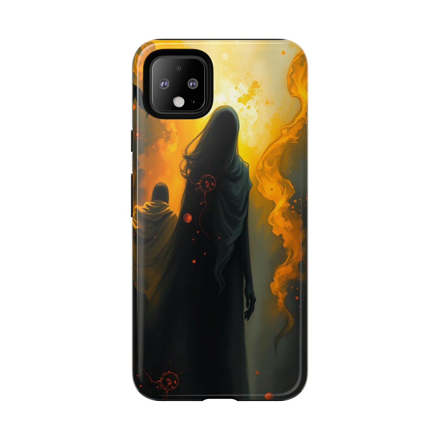 Acrylic Gothic Myterious Figures Phone Case
