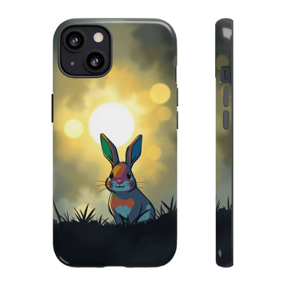 iPhone 13 / Glossy Phone Case - Gothic Rabbit Moody Design Phone Case