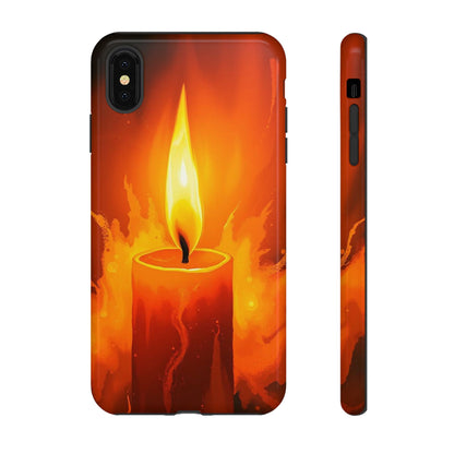 Red Candle Phone Case - Multicolor Phone Case - iPhone XS MAX / Glossy