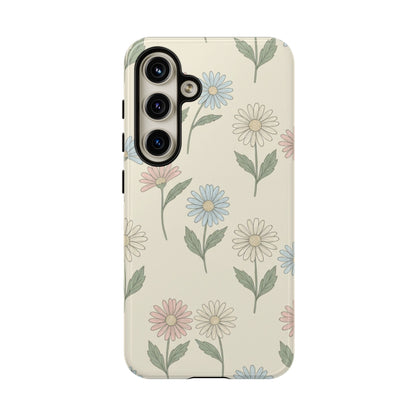 Pretty Pastel Daisy Pattern Phone Case