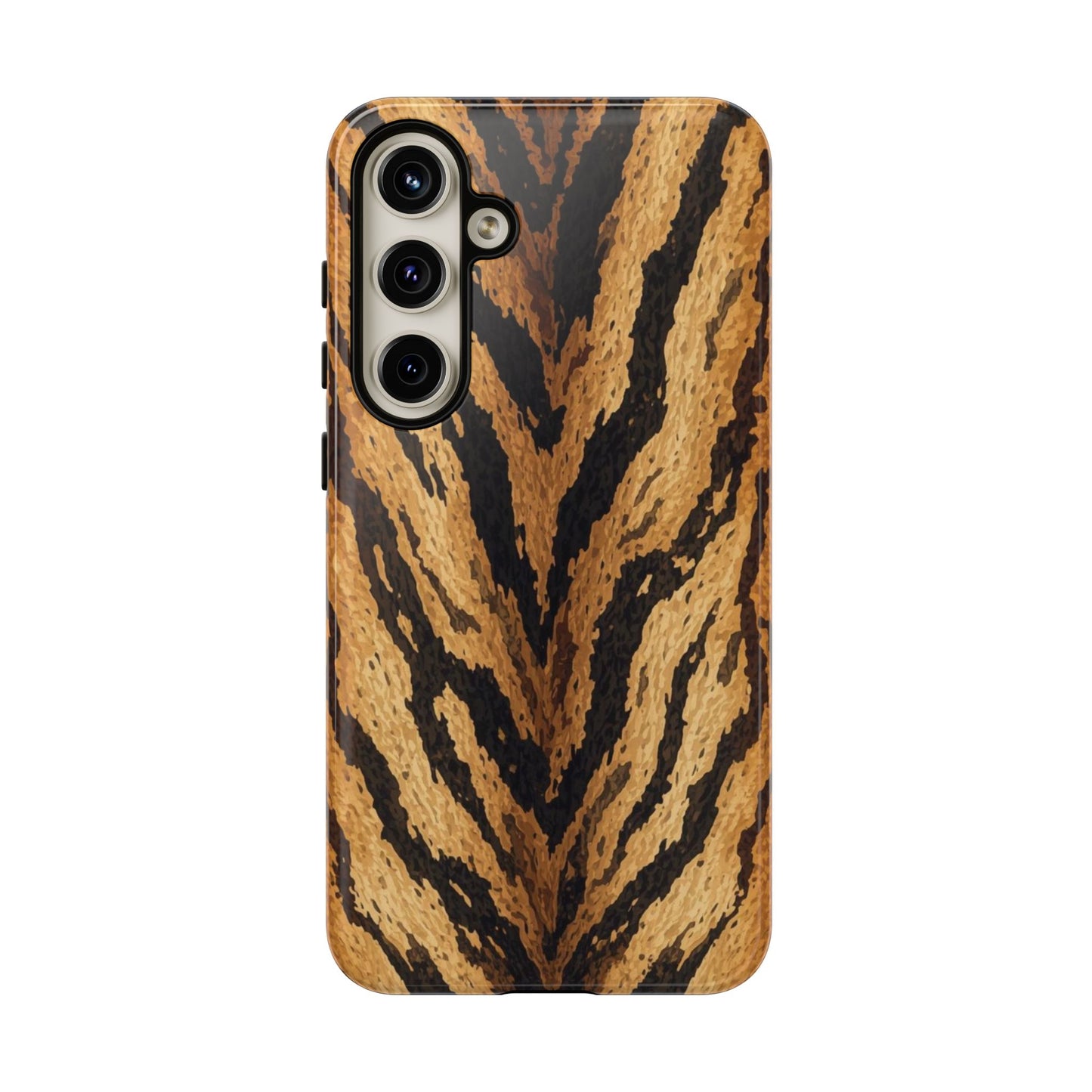 Amber Tiger Print Phone Case