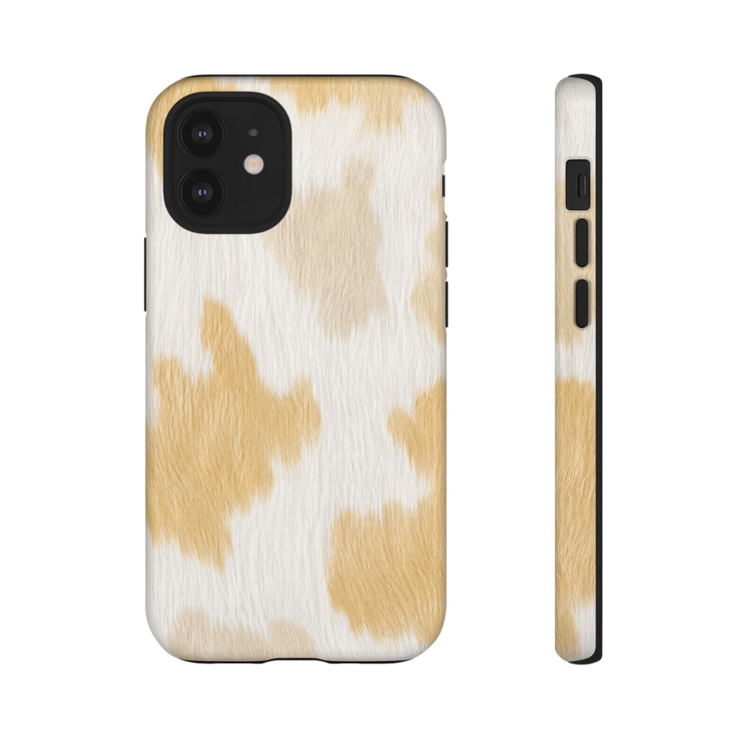 Golden Honey Cow Print Phone Case
