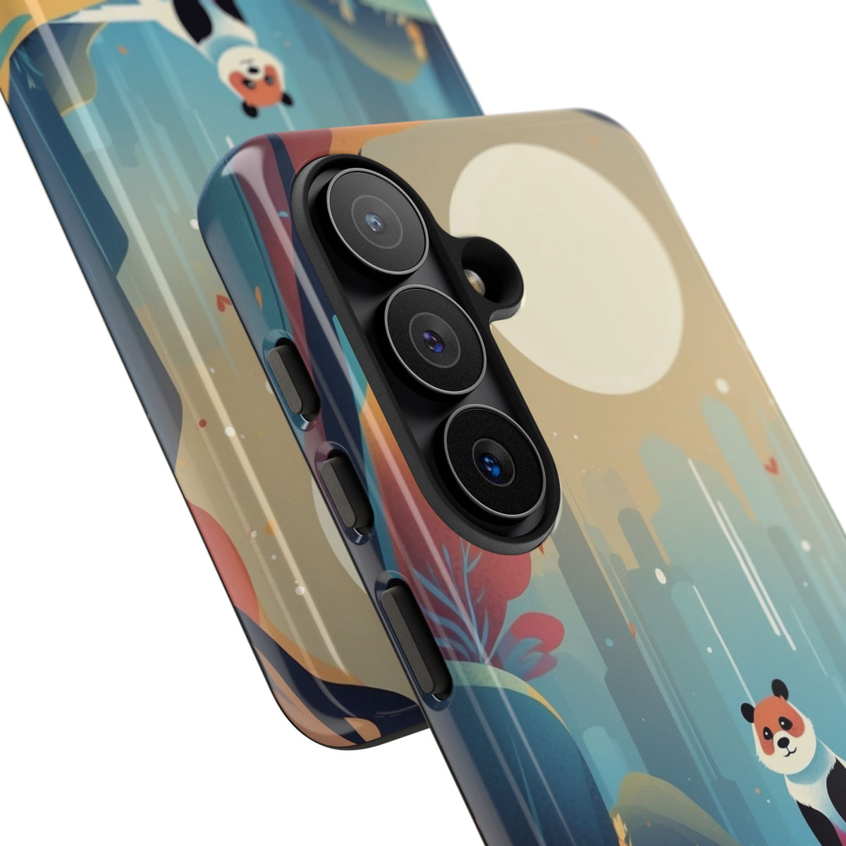 Stylised Panda Design Phone Case - Multicolor Phone Case
