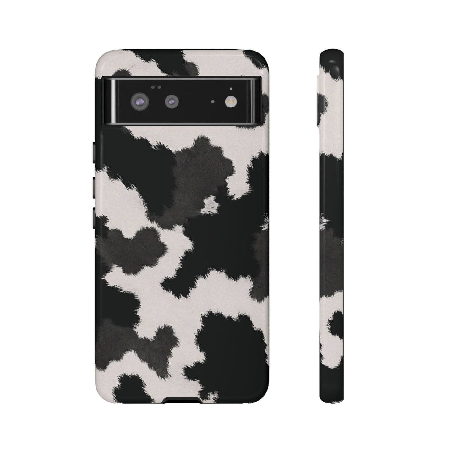 Modern Monochrome Cow Print Phone Case