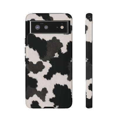 Modern Monochrome Cow Print Phone Case