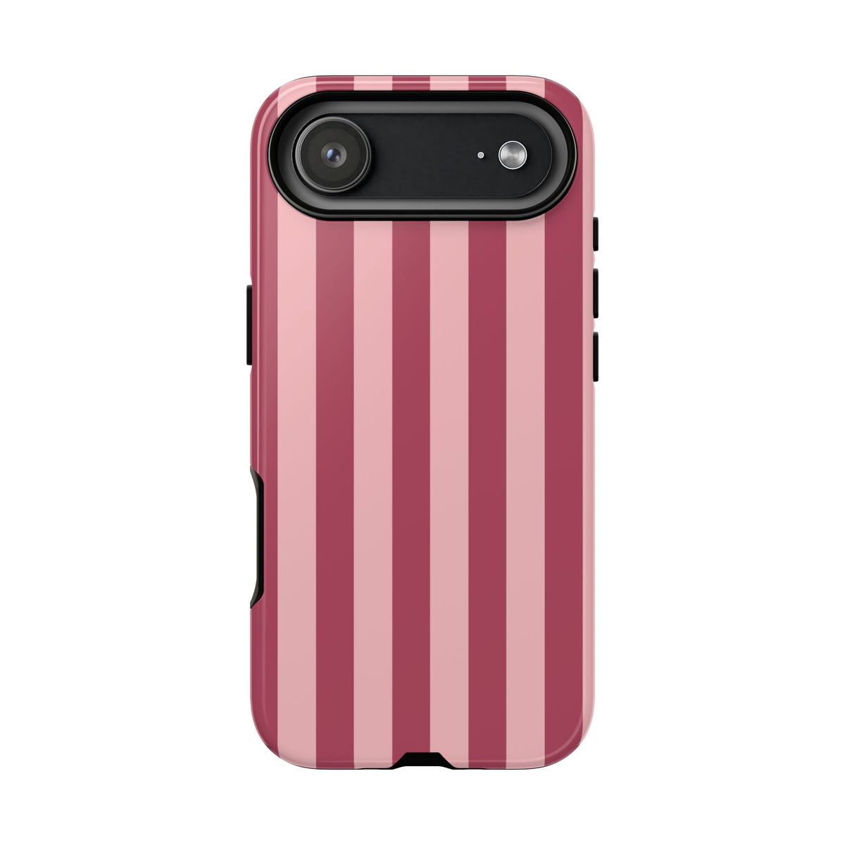 Pink Stripe Pattern Phone Case - Pink Phone Case - iPhone 17 Air / Glossy