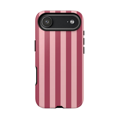 Pink Stripe Pattern Phone Case - Pink Phone Case - iPhone 17 Air / Glossy