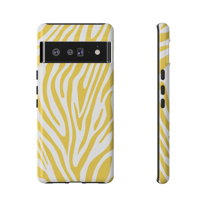 Graphic Yellow Tiger Print Phone Case