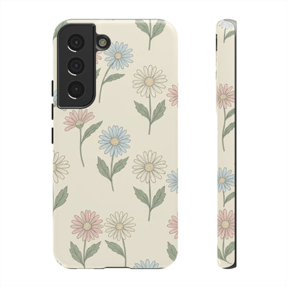 Pretty Pastel Daisy Pattern Phone Case
