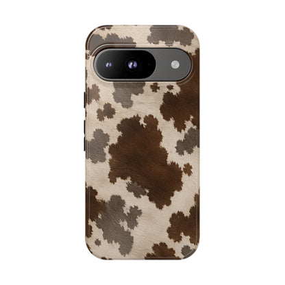 Stylish Mocha Cow Print Phone Case