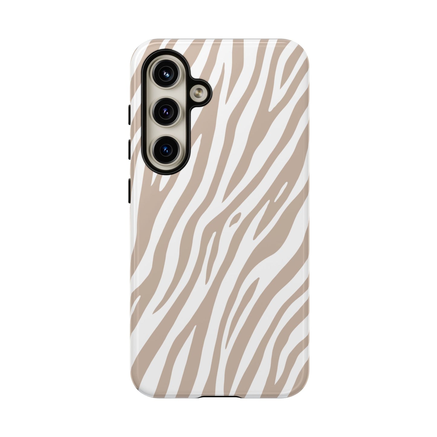 Oatmeal Tiger Print Phone Case