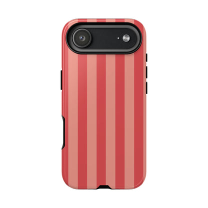 Light Pink Stripe Pattern Phone Case - Pink Phone Case - iPhone 17 Air / Glossy