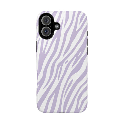 Lavender Tiger Print Phone Case