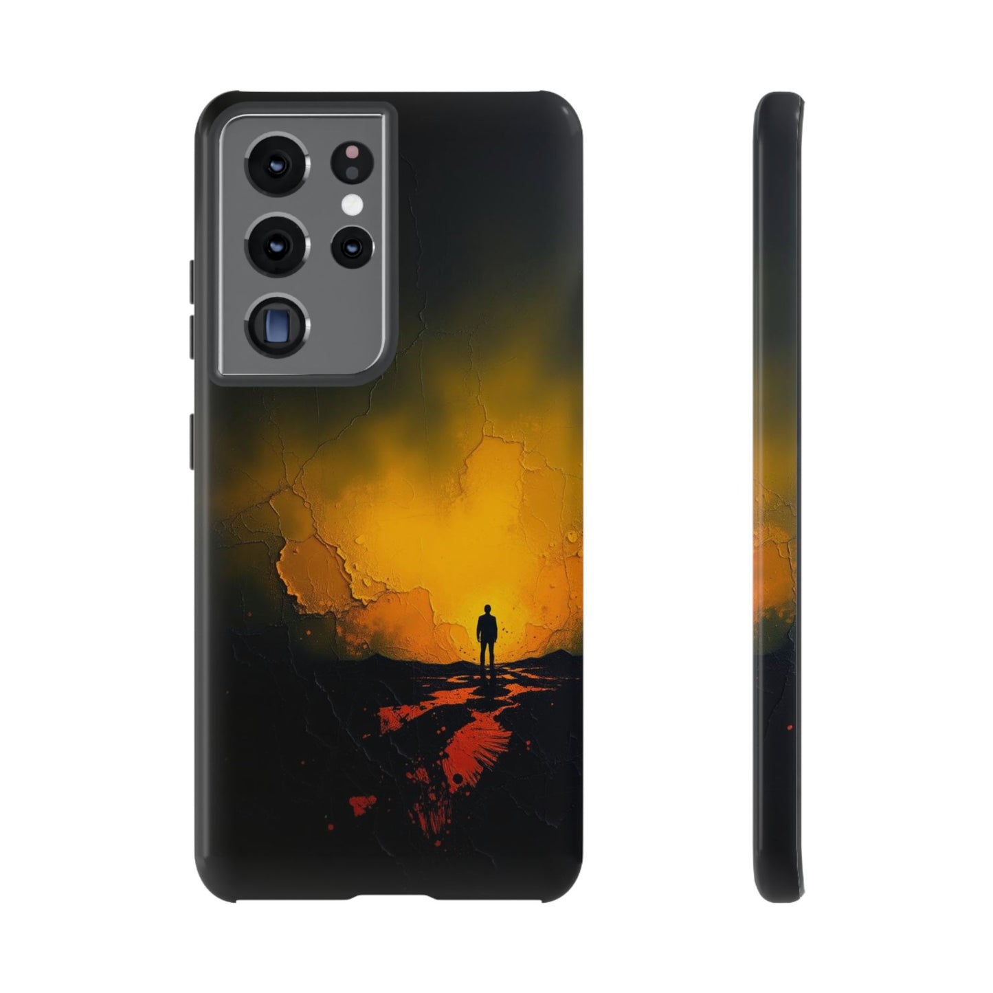 Acrylic Mysterious Figure Phone Case