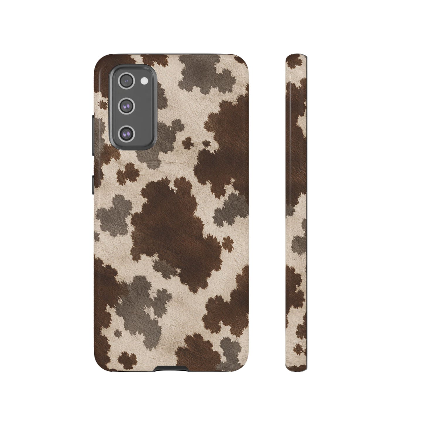Stylish Mocha Cow Print Phone Case