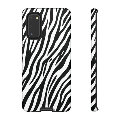 Monochrome Tiger Print Phone Case