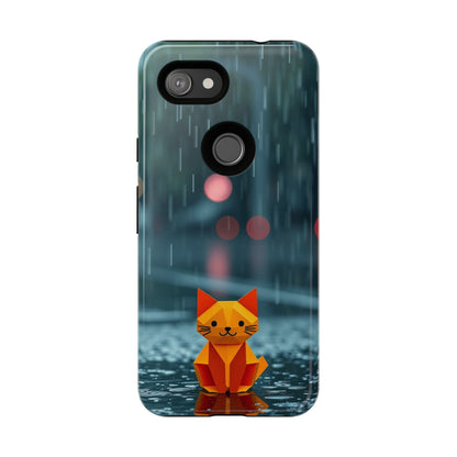 Origami 'Soggy Cat' Design Phone Case