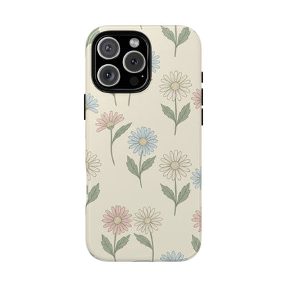 Pretty Pastel Daisy Pattern Phone Case