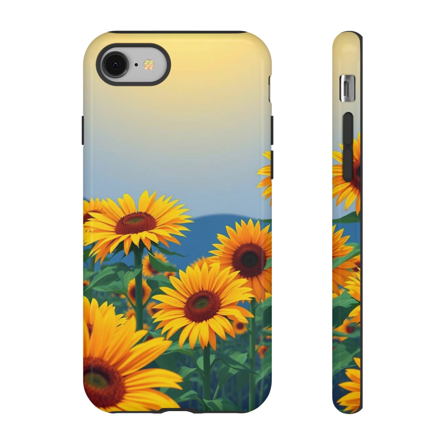iPhone 8 / Glossy Phone Case - Sunflowers Design Phone Case