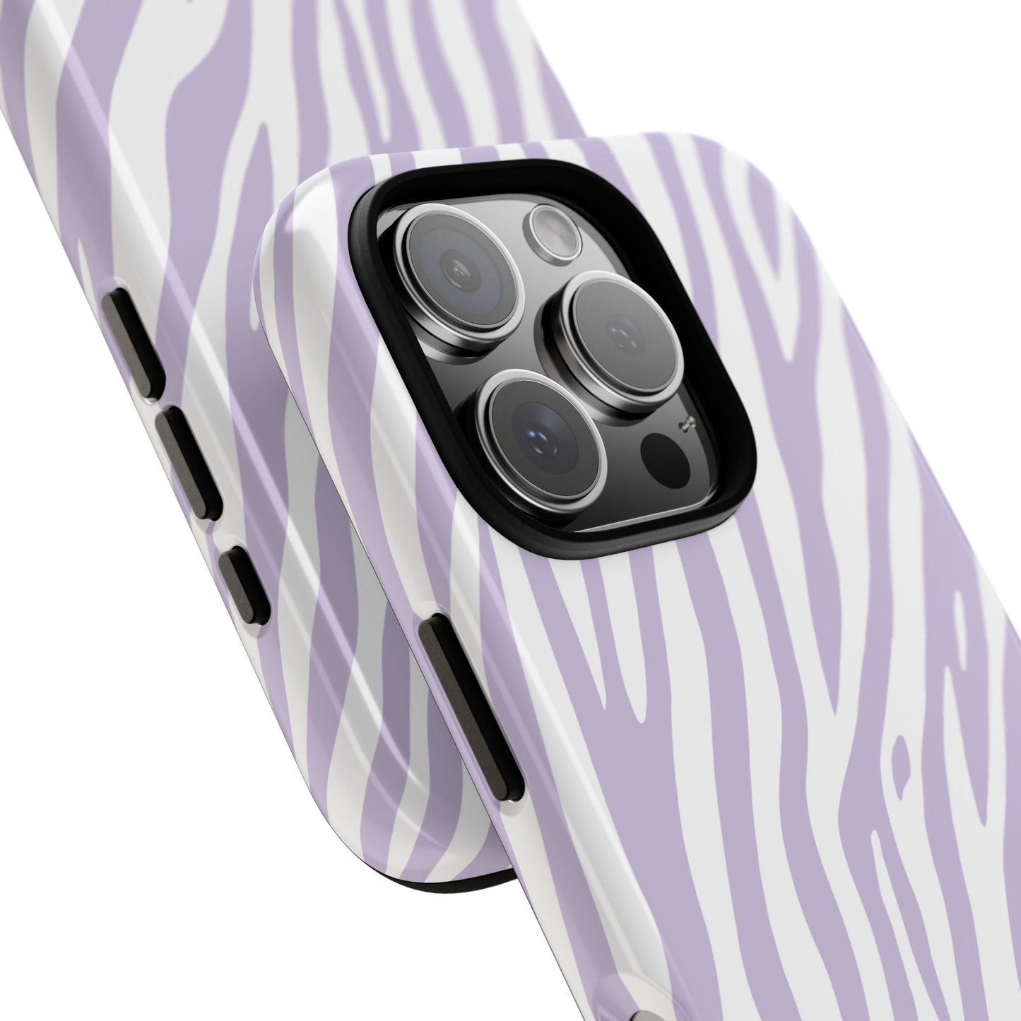 Lavender Tiger Print Phone Case