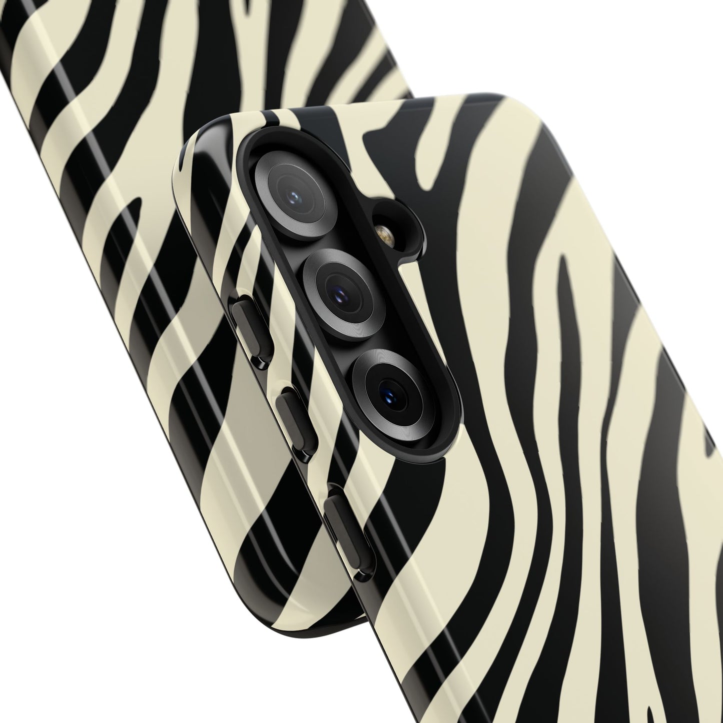 Modern Neutral Zebra Print Phone Case