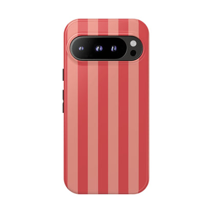Light Pink Stripe Pattern Phone Case - Pink Phone Case - Google Pixel 9 Pro / Glossy