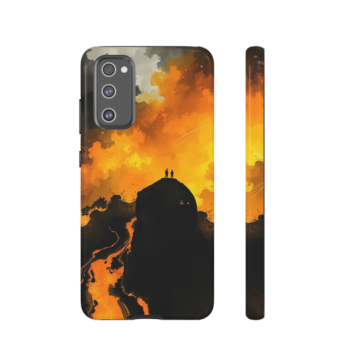Samsung Galaxy S20 FE / Glossy Phone Case - Gothic Watercolour Scene Phone Case