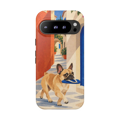 French Bulldog Quiet Lane Phone Case - Multicolor Phone Case - Google Pixel 9 Pro / Glossy