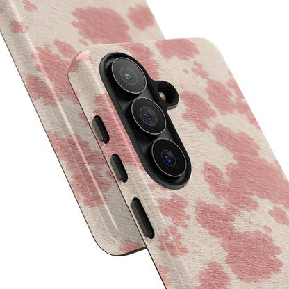 Pretty Blush Cow Print Phone Case