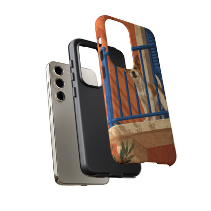 Jack Russell Terrier Balcony Busybody Phone Case - Multicolor Phone Case