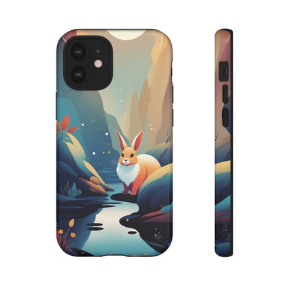 Stylised Rabbit Design Phone Case - Multicolor Phone Case - iPhone 12 Mini / Glossy