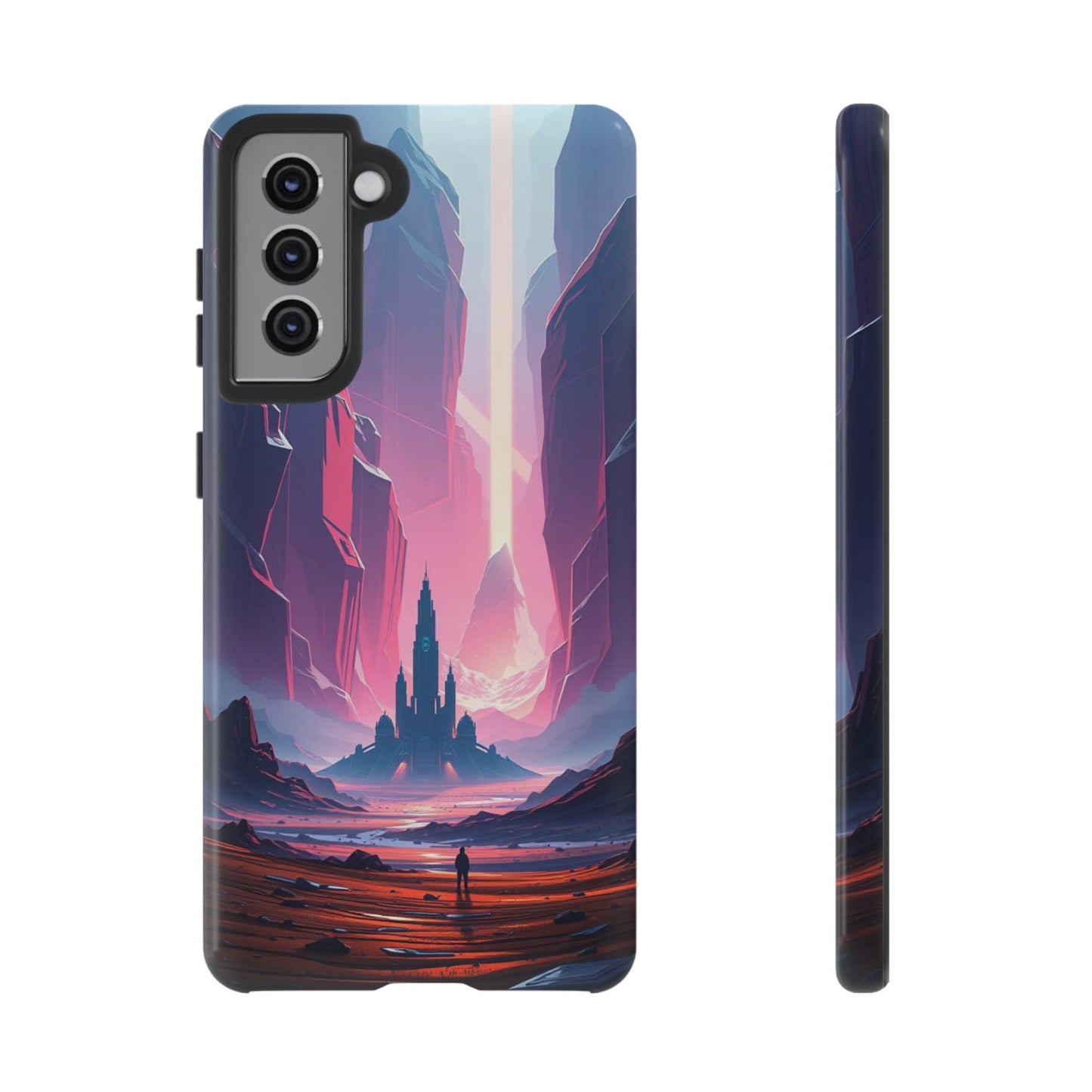 Alien Fortress Design Phone Case