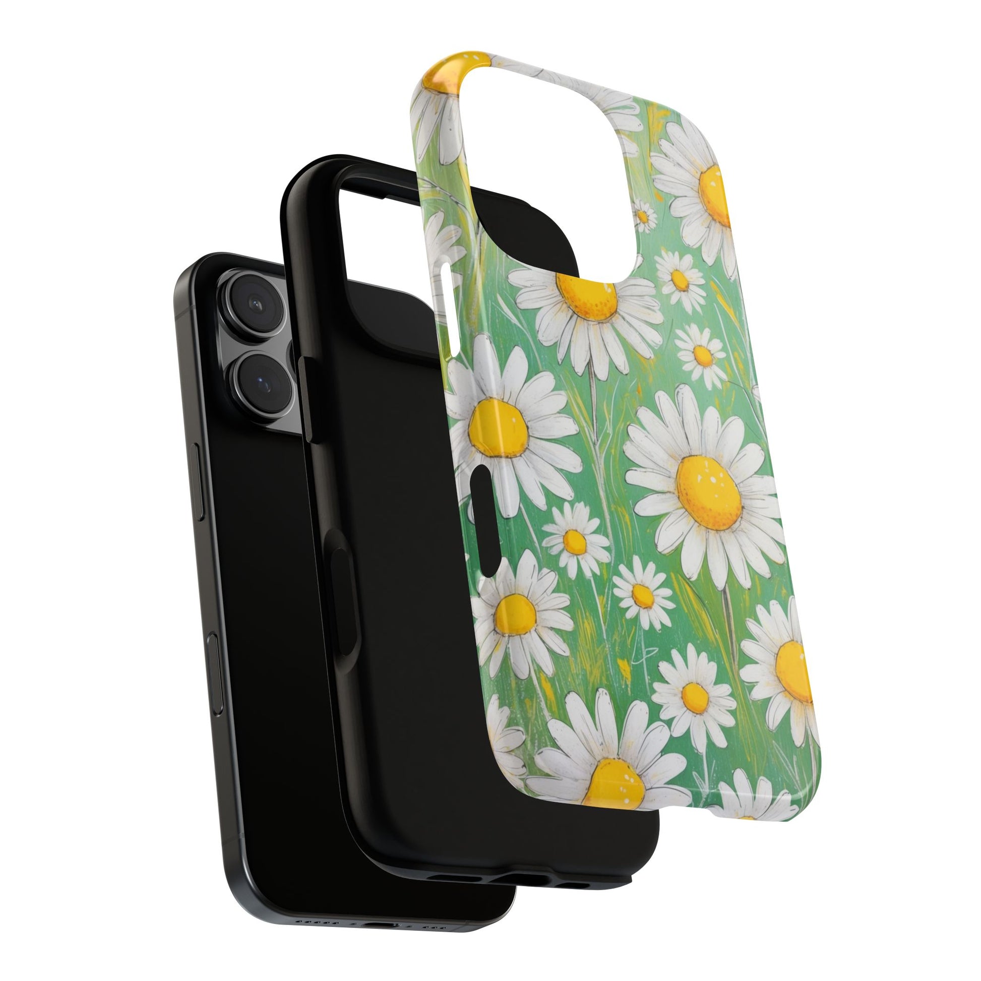 Phone Case - Daisies Floral Pattern 4 Phone Case