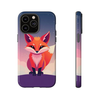 iPhone 14 Pro Max / Glossy Phone Case - Pop Art Fox Design Phone Case