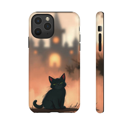 Cute Gothic Cat Design Phone Case - Multicolor Phone Case - iPhone 11 Pro / Glossy