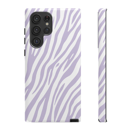 Lavender Tiger Print Phone Case