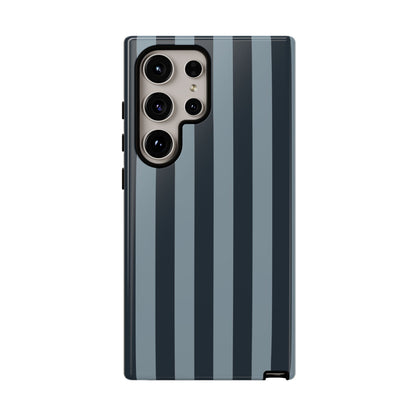 Dark Blue Stripe Pattern Phone Case - Blue Phone Case - Samsung Galaxy S24 Ultra / Glossy