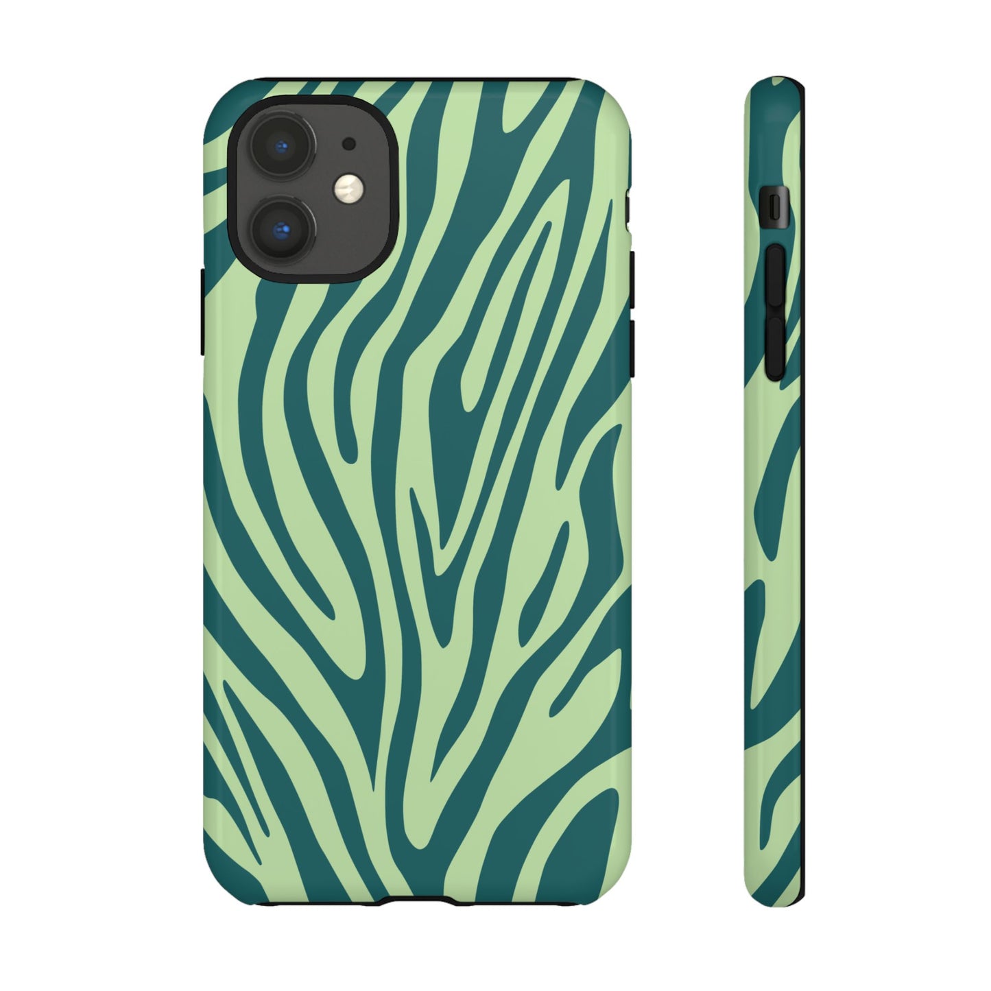 Boutique Sage Tiger Print Phone Case