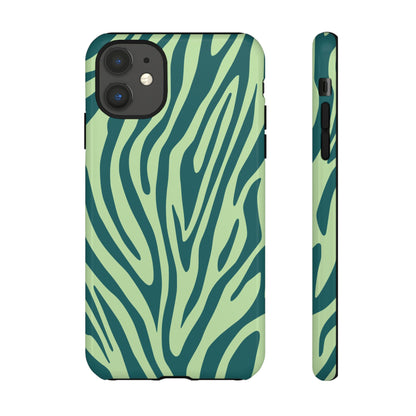 Boutique Sage Tiger Print Phone Case