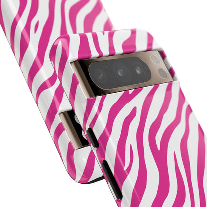 Stylish Hot Pink Zebra Print Phone Case