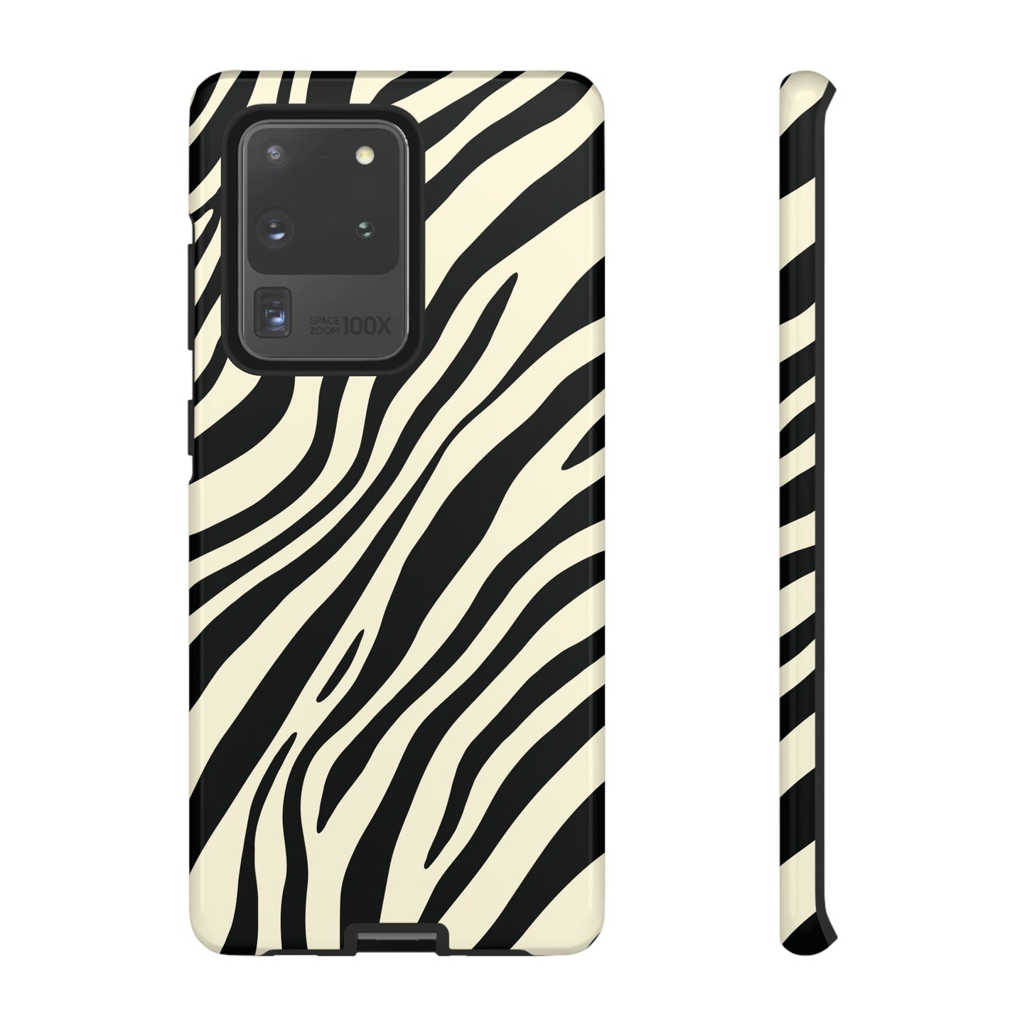 Modern Neutral Zebra Print Phone Case