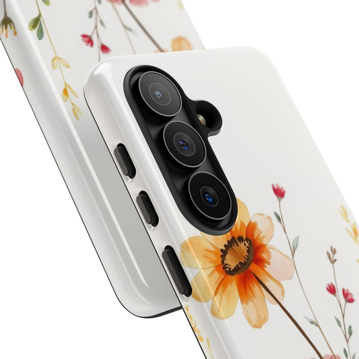 Boho Chic Watercolour Wild Blooms Pattern Phone Case - Multicolor Phone Case